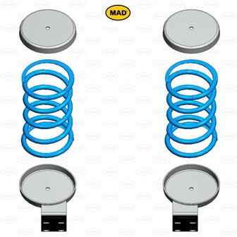 Vervangende versterkte verenset MAD HV-148190 Nissan NV400 (X62,X62B) | 2011-2022