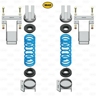 Versterkte hulpverenset MAD HV-104250, Mitsubishi L200 (KA,KB) | 2004-2013