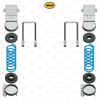 Vervangende versterkte hulpverenset MAD HV-104380, Fiat Fullback (502,503) | 2016-heden