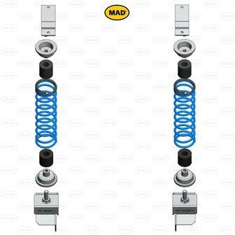 Vervangende versterkte hulpverenset MAD HV-146100, Renault Kangoo Express (FC)  | 1997-2007