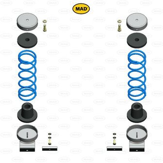 Versterkte hulpverenset MAD HV-503120, Dodge Mini Ram (GS) | 1995-2001