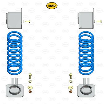 Versterkte hulpverenset MAD HV-098260, Mercedes e-Sprinter Chassis Cabine (907) | 2024-heden