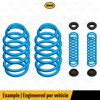 Verhogingsverenset MAD HV-192191 Volkswagen Golf 4, 4-Motion (1J1, J5) | 1997-2005