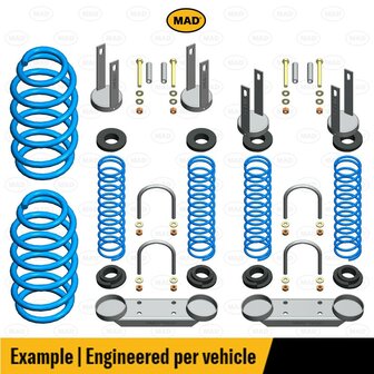 Verhogingsverenset MAD HV-194051 Volkswagen Amarok (2H) | 2016-2022