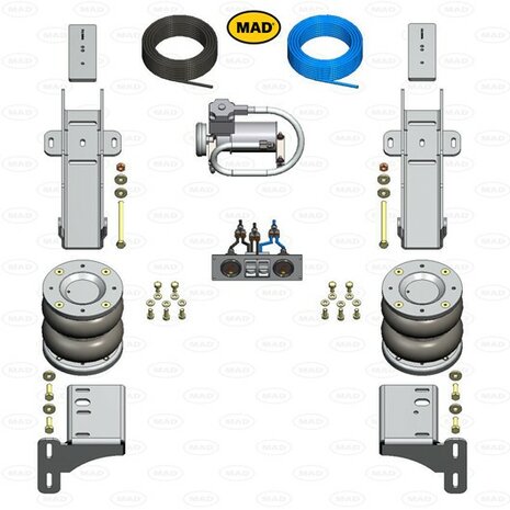 Hulp Luchtvering Set MAD NR-197534-C VW Crafter