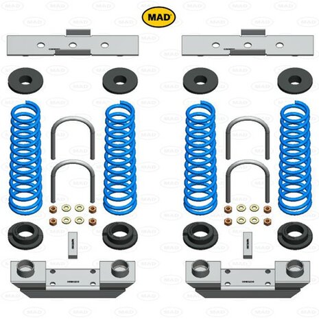 Versterkte hulpverenset MAD HV-068100, Ford Transit Chassis Cabine (FA)| 2000-2014