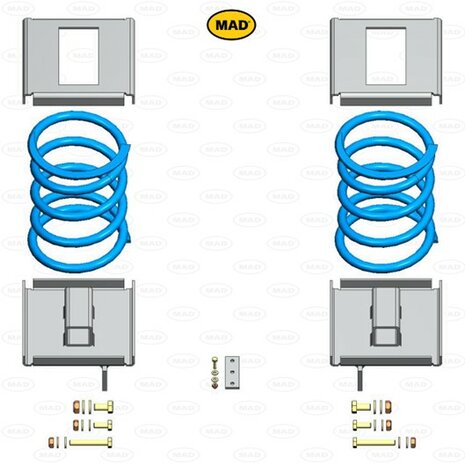 Versterkte hulpverenset MAD HV-198050, Mercedes Sprinter (901,902,903) | 1995-2006