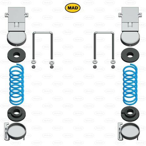 Vervangende versterkte hulpverenset MAD HV-104380, Fiat Fullback (502,503) | 2016-2018