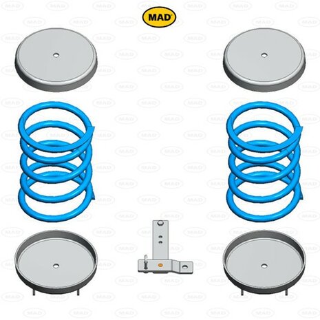 Versterkte hulpverenset MAD HV-138120 Fiat Ducato (244, 244D, 244L) | 2002-2006