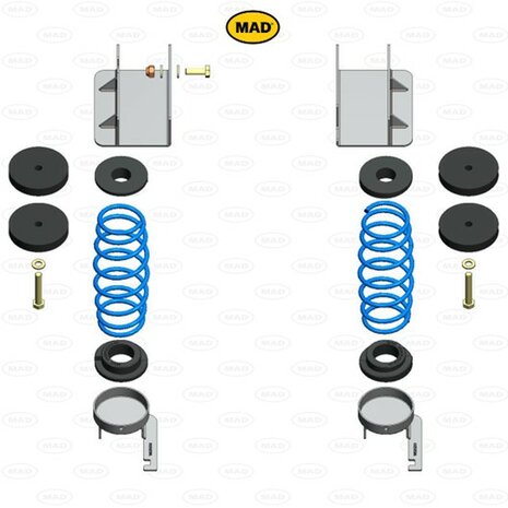 Vervangende versterkte hulpverenset MAD HV-064310, Ford Ranger 2AB | 2022-heden