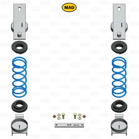 Versterkte hulpverenset MAD HV-051670, Fiat Doblo (223,223L) | 2001-2010