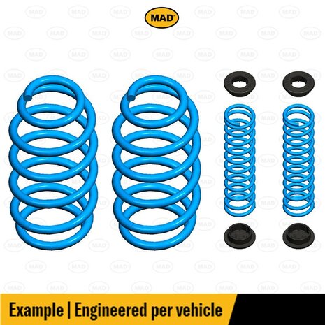 Verhogingsverenset MAD HV-192191 Volkswagen Golf 4, 4-Motion (1J1, J5) | 1997-2005