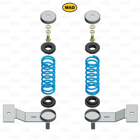 Versterkte hulpverenset MAD HV-138140, Iveco eSuperJolly | 2025-heden
