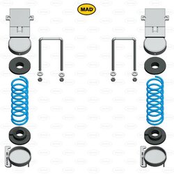 Vervangende versterkte hulpverenset MAD HV-104380, Fiat Fullback (502,503) | 2016-2018