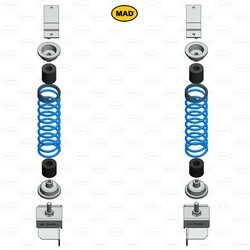 Vervangende versterkte hulpverenset MAD HV-146100, Nissan Kubistar (X76)  | 2003-2009