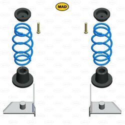 Versterkte hulpverenset MAD HV-136100 Citroen Berlingo  (M,G) | 1996-2008