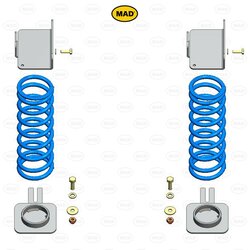 Versterkte hulpverenset MAD HV-098260, Mercedes e-Sprinter Chassis Cabine (907) | 2024-heden